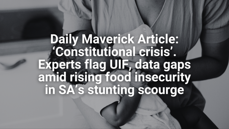 Website - Featured image Daily Maverick Article ‘Constitutional crisis’
